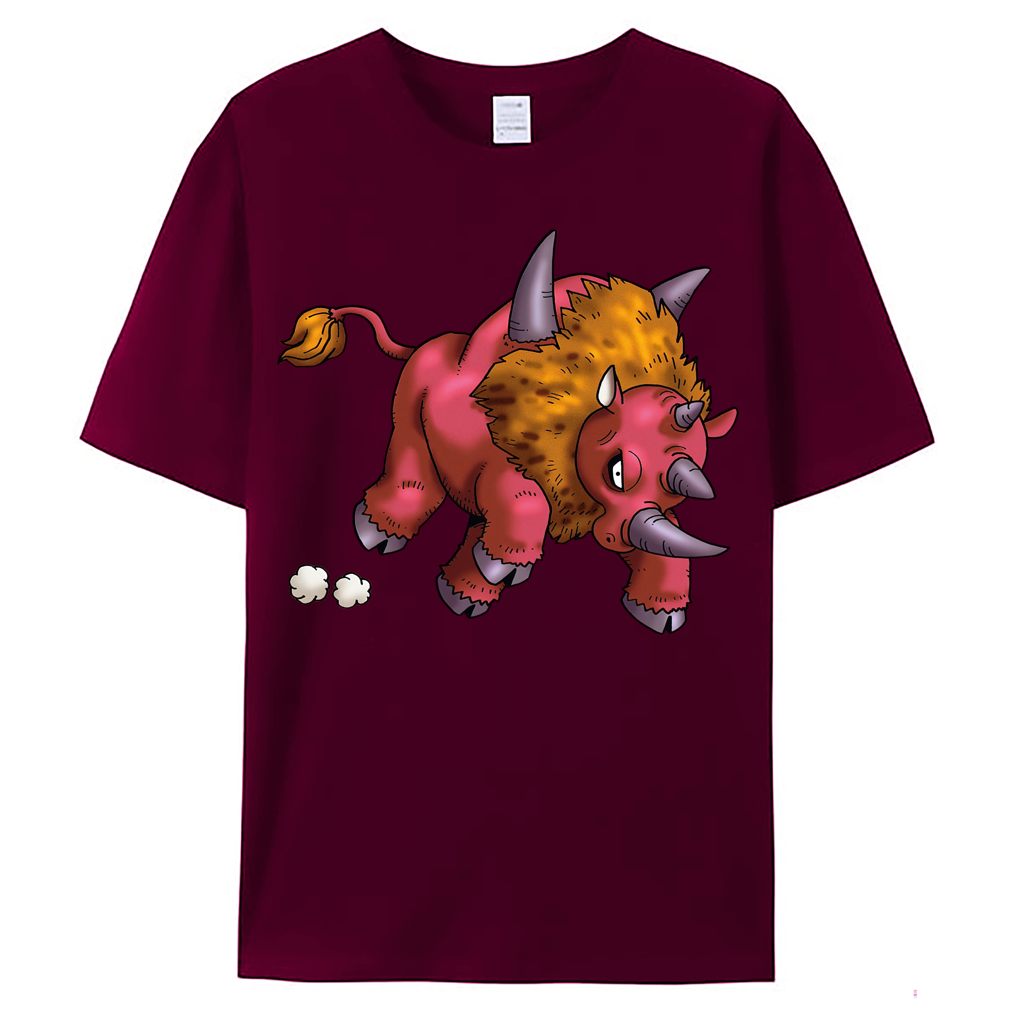 （画像用） ドラゴンクエスト Doragon Kuesuto Dragon Quest レディースカジュアルプリントTシャツ（綿100％）